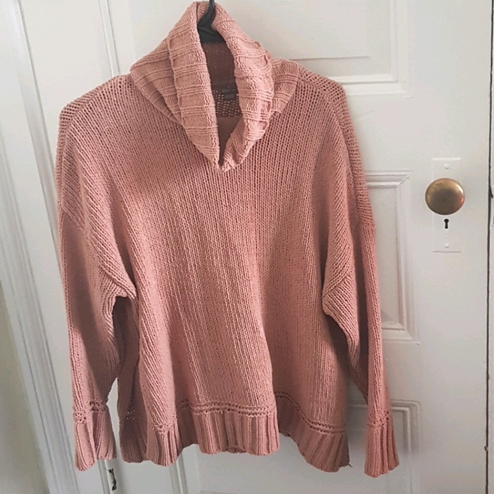 Aerie Tan Turtleneck Sweater